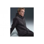 Nike Tech Fleece Windrunner Ανδρική Ζακέτα με Κουκούλα Γκρι Σκούρο