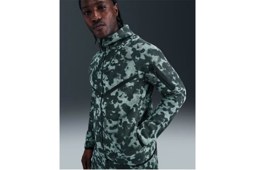 Nike Tech Fleece Camo Windrunner Ζακέτα Βαμβακερή Ανδρική (HV0955 017)