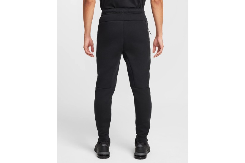Nike Tech Fleece Ανδρικό Παντελόνι Φόρμας Μαύρο, Γκρι