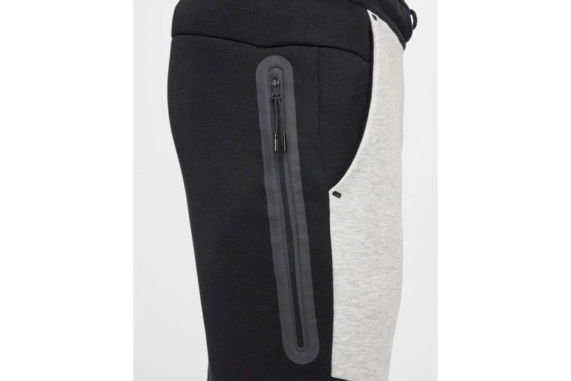 Nike Tech Fleece Ανδρικό Παντελόνι Φόρμας Μαύρο, Γκρι