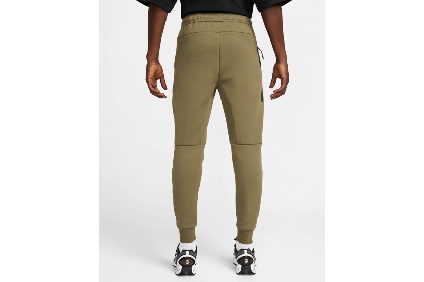 Nike Tech Fleece Ανδρικό Παντελόνι Φόρμας Χακί, Γκρι Ανοιχτό