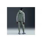 Nike Tech Fleece Ανδρικό Παντελόνι Φόρμας Πράσινο, Γκρι