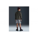 Nike Sportswear Tech Fleece Παιδική Αθλητική Βερμούδα Γκρι