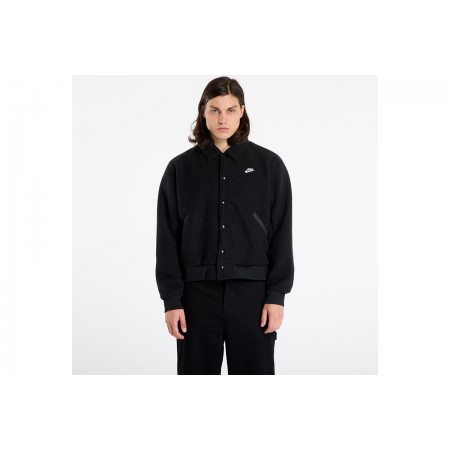 Nike Sportswear Club Fleece Coaches Ανδρικό Jacket Μαύρο