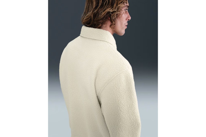 Nike Sportswear Club Fleece Coaches Ανδρικό Jacket Εκρού