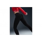 Nike Pro Mid-Rise Γυναικείο Μακρύ Κολάν Μαύρο