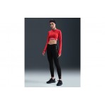 Nike Pro Mid-Rise Γυναικείο Μακρύ Κολάν Μαύρο