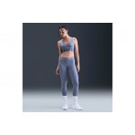 Nike Pro Mid-Rise Γυναικείο Μακρύ Κολάν Μωβ