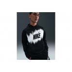 Nike Therma-Fit Fleece Ανδρικό Φούτερ με Κουκούλα Μαύρο