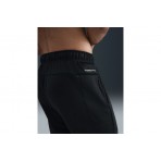 Nike Therma-Fit Fleece Ανδρικό Παντελόνι Φόρμας Μαύρο, Λευκό