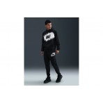 Nike Therma-Fit Fleece Ανδρικό Παντελόνι Φόρμας Μαύρο, Λευκό