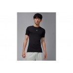 Jordan Sport Dri-FIT Base Layer Ανδρικό Κοντομάνικο T-Shirt Μαύρο
