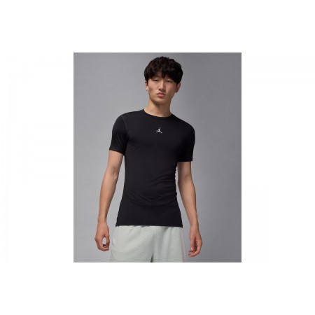 Jordan Sport Dri-FIT Base Layer Ανδρικό Κοντομάνικο T-Shirt Μαύρο