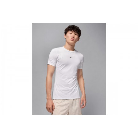 Jordan Sport Dri-FIT Base Layer Ανδρικό Κοντομάνικο T-Shirt Λευκό