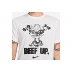 Nike Dri-FIT Training Ανδρικό Κοντομάνικο T-Shirt Λευκό