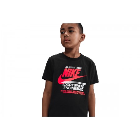 Nike Sportswear Παιδικό Κοντομάνικο T-Shirt Μαύρο