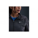 Nike Tempo Repel Γυναικείο Αδιάβροχο Μπουφάν με Κουκούλα Μαύρο