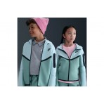 Nike Sportswear Tech Fleece Παιδική Ζακέτα με Κουκούλα Οινοπνευματί