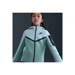 Nike Sportswear Tech Fleece Παιδική Ζακέτα με Κουκούλα Οινοπνευματί