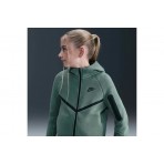 Nike Sportswear Tech Fleece Παιδική Ζακέτα με Κουκούλα Χακί