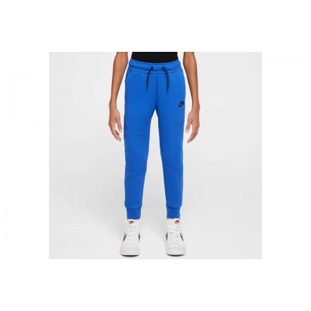 Nike Sportswear Tech Fleece Παιδικό Παντελόνι Φόρμας Μπλε