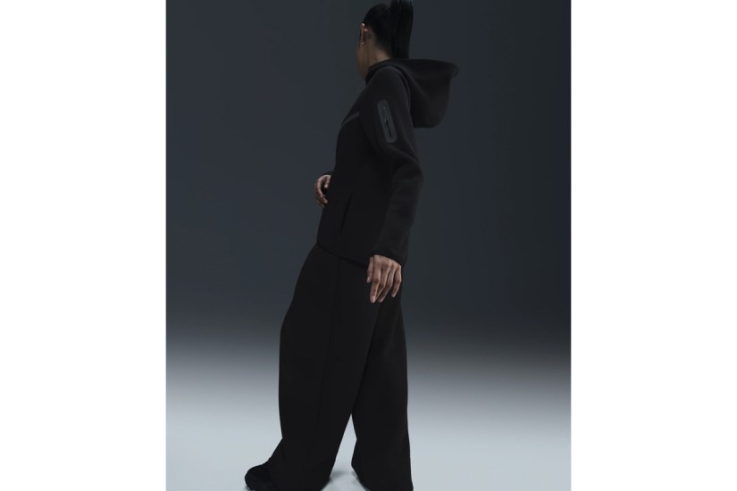 Nike Sportswear Tech Fleece Windrunner Ζακέτα με Κουκούλα Μαύρη