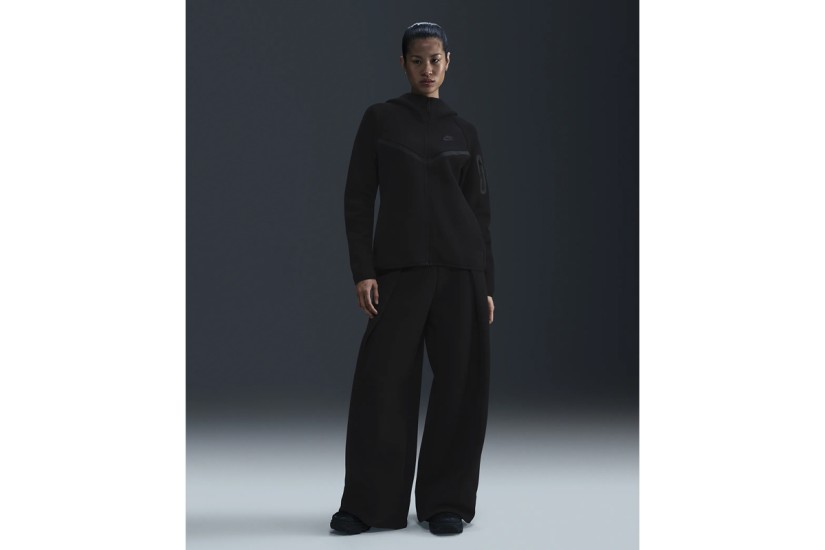 Nike Sportswear Tech Fleece Windrunner Ζακέτα με Κουκούλα Μαύρη