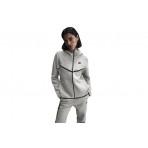 Nike Sportswear Tech Fleece Windrunner Ζακέτα με Κουκούλα Γκρι