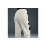 Nike Sportswear Tech Fleece Γυναικείο Παντελόνι Φόρμας Εκρού, Μαύρο