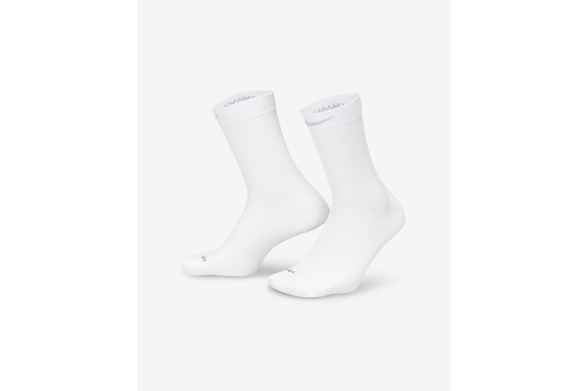 Nike Running Lightweight Dri-FIT Κάλτσες μέχρι τη Γάμπα Λευκές 1 Ζευγάρι