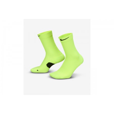 Nike Running Κάλτσες μέχρι τη Γάμπα Κίτρινο Φλούο 1 Ζευγάρι