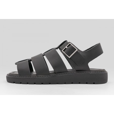 Calvin Klein Square Molded Fisherman Leather Σανδάλια 