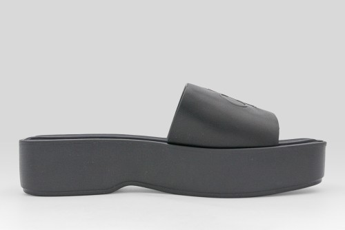 Calvin Klein Amelia Leather Platform Sliders Σανδάλια (HW0HW03026 0GJ)