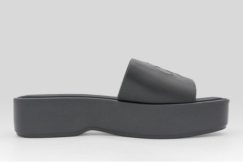 Calvin Klein Amelia Leather Platform Sliders Σανδάλια (HW0HW03026 0GJ)