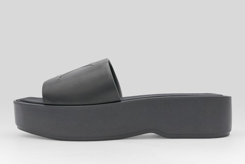 Calvin Klein Amelia Leather Platform Sliders Σανδάλια (HW0HW03026 0GJ)
