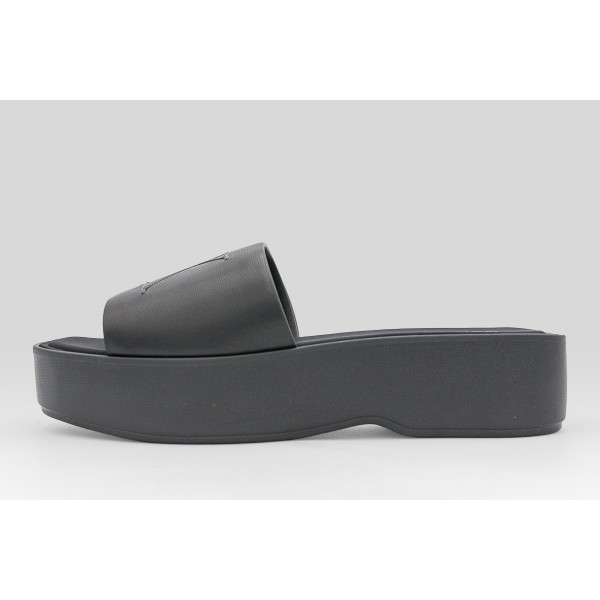 Calvin Klein Amelia Leather Platform Sliders Σανδάλια (HW0HW03026 0GJ)
