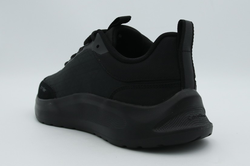 Calvin Klein Relaxed Embossed Logo Γυναικεία Sneakers Μαύρα
