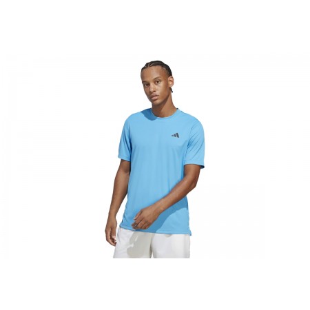Adidas Performance AEROREADY Club Tennis Ανδρικό Κοντομάνικο T-Shirt Γαλάζιο