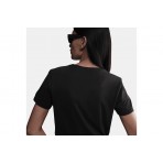 Nike Club Γυναικείο Κοντομάνικο T-Shirt Μαύρο
