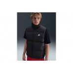 Nike Sportswear Club Therma-Fit Ανδρικό Αμάνικο Μπουφάν Μαύρο