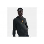 Nike Sportswear Club Sole Food Fleece Ανδρικό Φούτερ Με Κουκούλα Μαύρο