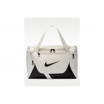 Nike Brasilia Αθλητικός Σάκος Εκρού, Μαύρος 24L
