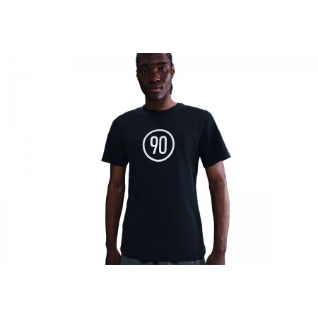 Nike Total 90 Ανδρικό Κοντομάνικο T-Shirt Μαύρο 
