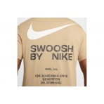Nike Sportswear Ανδρικό Κοντομάνικο T-Shirt Μπεζ