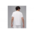 Jordan Sport Dri-FIT Jumpman Ανδρικό Κοντομάνικο T-Shirt Λευκό