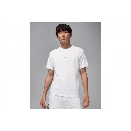 Jordan Sport Dri-FIT Jumpman Ανδρικό Κοντομάνικο T-Shirt Λευκό