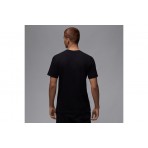 Jordan Air Ανδρικό Κοντομάνικο T-Shirt Μαύρο