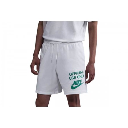 Nike Club Knit Ανδρική Αθλητική Βερμούδα Λευκή