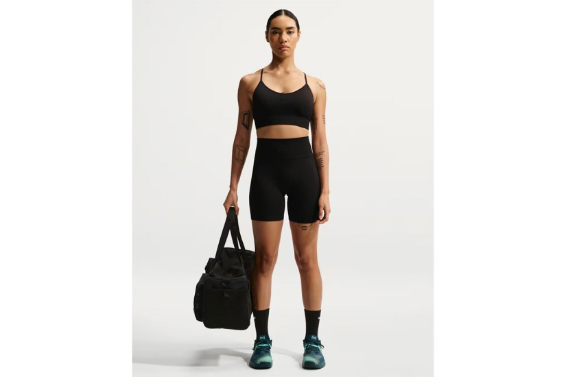 Nike Pro Seamless Γυναικείο Μπουστάκι Μαύρο