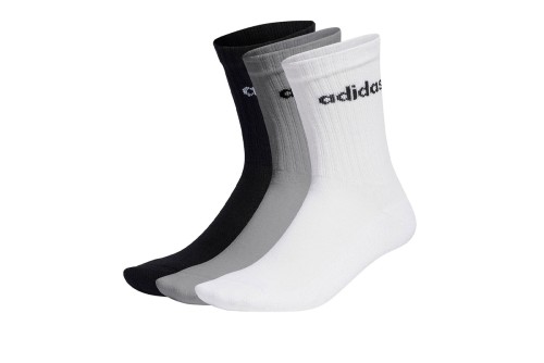 Adidas Performance Linear Crew Cushioned Κάλτσες Ψηλές 3 Ζευγάρια (IC1302)